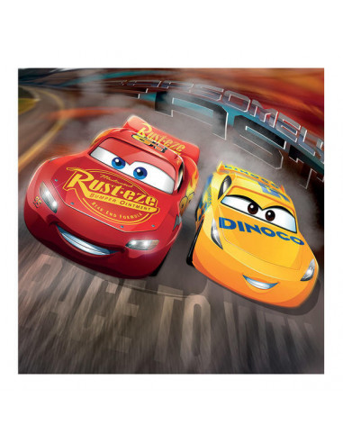 Puzzle 3 in 1 - Cars 3: Cursa cea mare (55 piese),335240