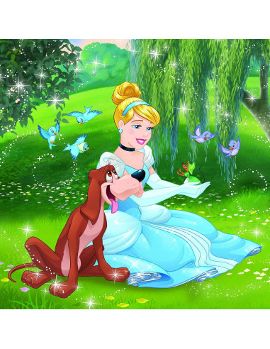 Puzzle 3 in 1 - Printese jucause (55 piese),335288