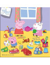 Puzzle 3 in 1 - Purcelusa Peppa in vacanta (55 piese),335356