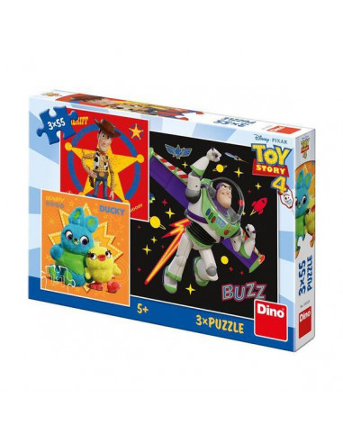Puzzle 3 in 1 - TOY STORY 4 (55 piese),335325