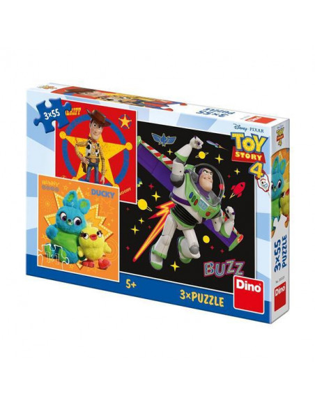 Puzzle 3 in 1 - TOY STORY 4 (55 piese),335325