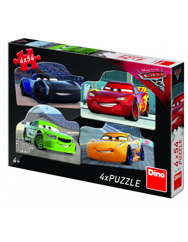 Puzzle 4 in 1 - Cars 3 (54 piese),333178