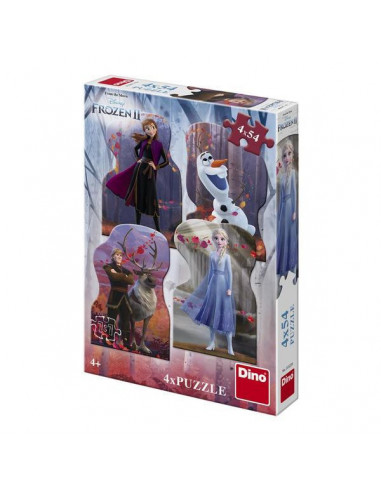 Puzzle 4 in 1 - Frozen II (54 piese),333239
