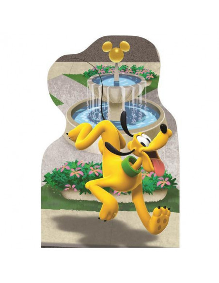 Puzzle 4 in 1 - Plimbare prin oras cu Mickey si prietenii (54