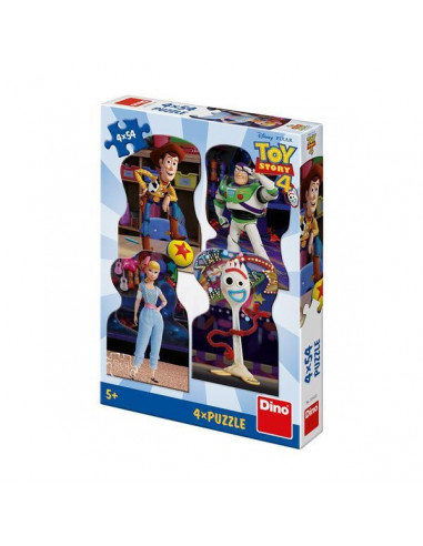 Puzzle 4 in 1 - TOY STORY 4 (54 piese),333222