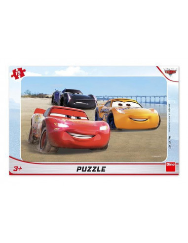 Puzzle Cars 3 - Cursa cu peripetii (15 piese),301337