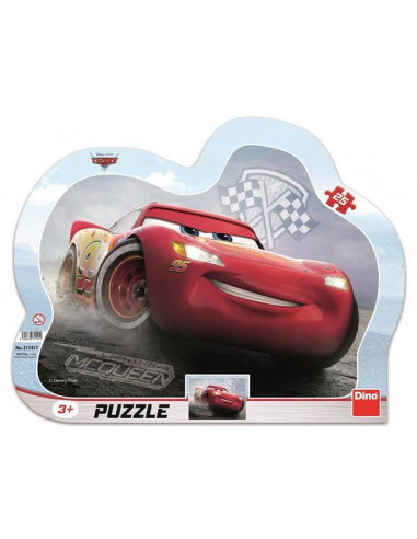 Puzzle cu rama - Cars 3: Fulger McQueen (25 piese),311411