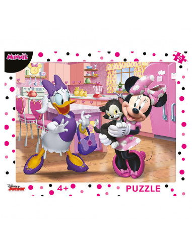 Puzzle cu rama - Minnie (40 piese),322196