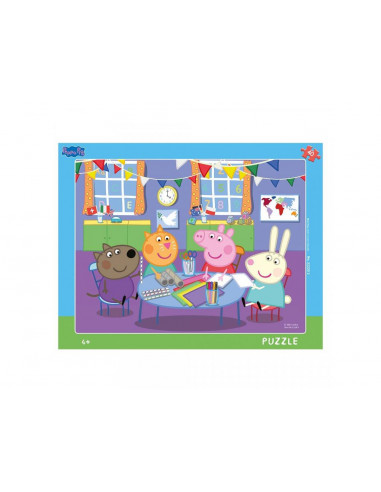 Puzzle cu rama - Purcelusa Peppa (40 piese),322202