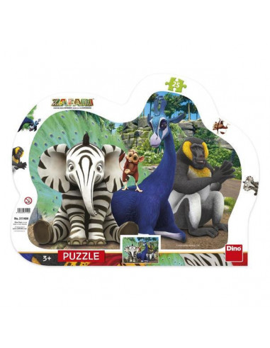 Puzzle cu rama - Zafari (25 piese),311404