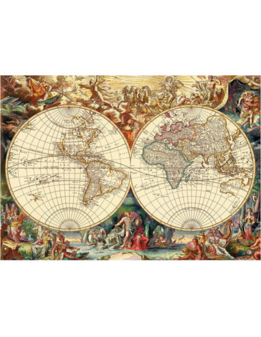 Puzzle - Harta istorica (1000 piese),532496