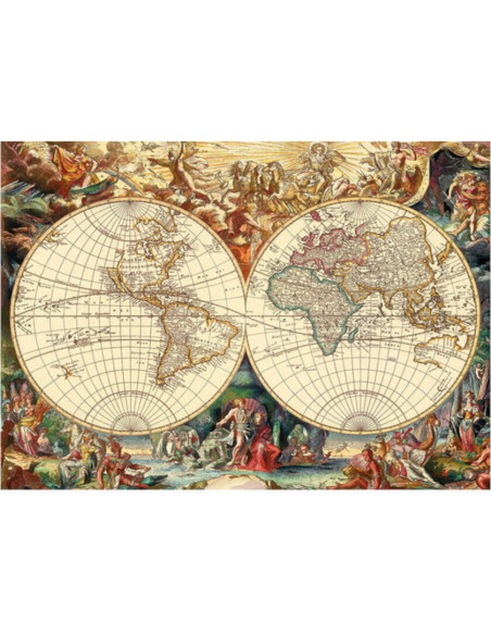 Puzzle - Harta istorica (1000 piese),532496