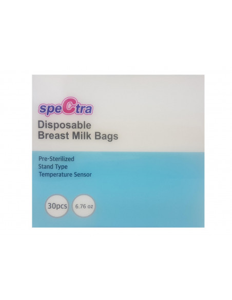 Pungi stocare lapte matern cu fermoar (30 buc.),ENAC014