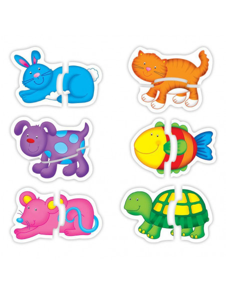 Baby Puzzle: Animale de companie (2 piese),1003034