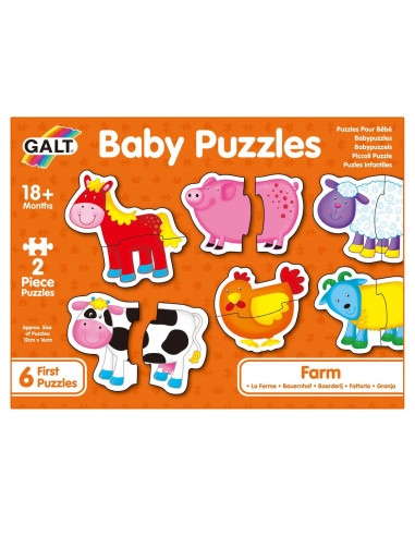 Baby Puzzle: Ferma (2 piese),1003028