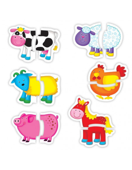 Baby Puzzle: Ferma (2 piese),1003028