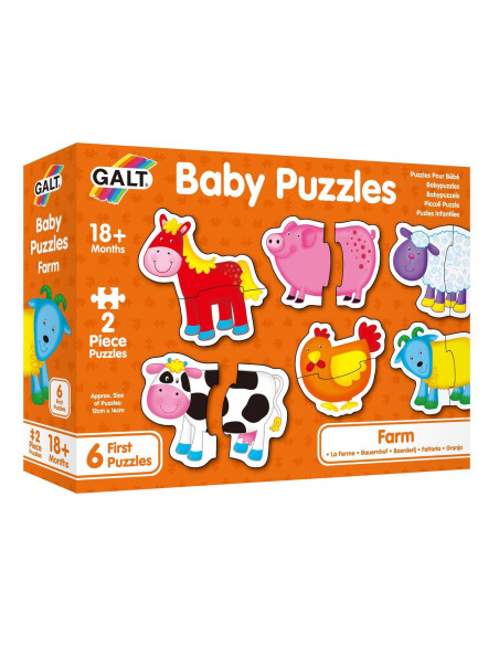 Baby Puzzle: Ferma (2 piese),1003028