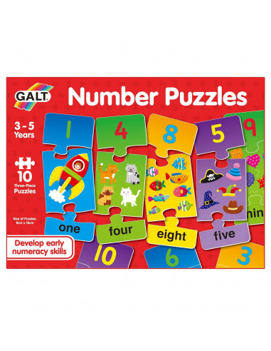 Puzzle cu numere (3 piese),1105050