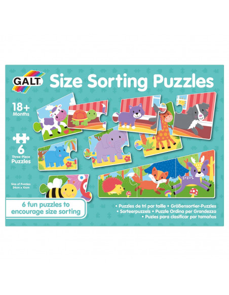 Set 6 puzzle - Animalute jucause (3 piese),1005278