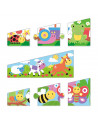 Set 6 puzzle - Animalute jucause (3 piese),1005278