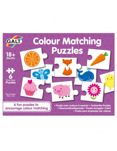 Set de 6 puzzle-uri - Lumea culorilor,1005281