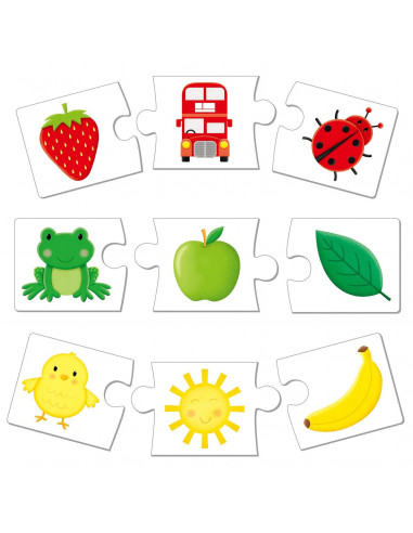 Set de 6 puzzle-uri - Lumea culorilor,1005281