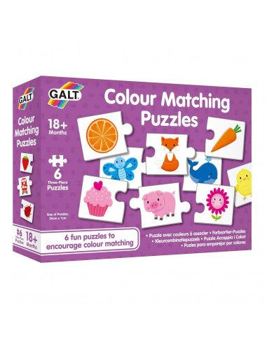 Set de 6 puzzle-uri - Lumea culorilor,1005281