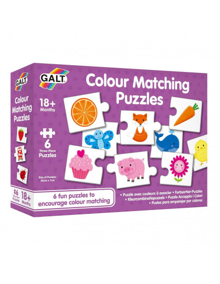 Set de 6 puzzle-uri - Lumea culorilor,1005281