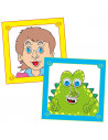 Carte cu abtibilduri Funny Faces,A3069A