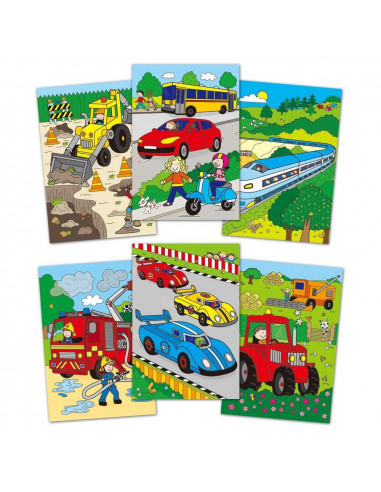 Water Magic: Carte de colorat Vehicule,1004933