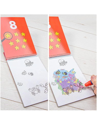 Water Magic: Carte de colorat Who's Hiding?,1005038
