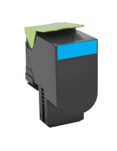 Cartus Toner Original Lexmark 70C0X20, Cyan, 4000 pagini,70C0X20