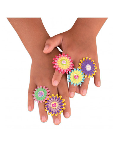 Set creativ - Inele cu floricele,1005218