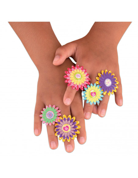 Set creativ - Inele cu floricele,1005218