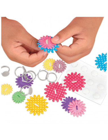 Set creativ - Inele cu floricele,1005218