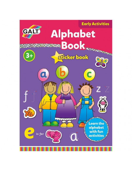 Carte cu activitati si abtibilduri - Alfabet,L3120E