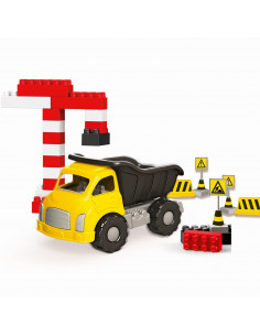 Camion si cuburi de construit - 40 piese,D6045 2
