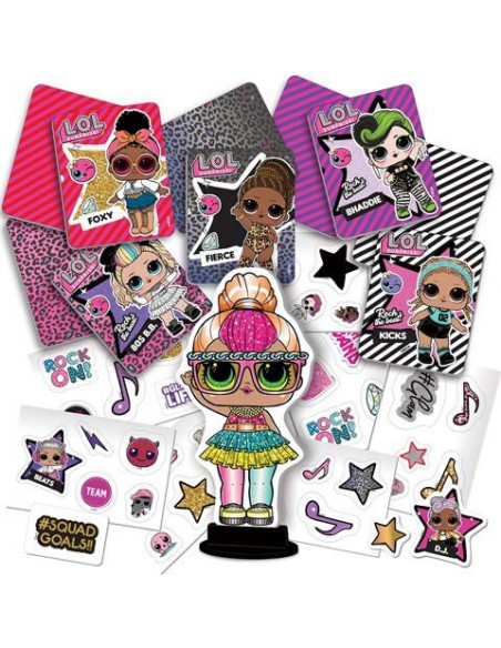 Set LOL Surprise - Papusa de carton,L73788