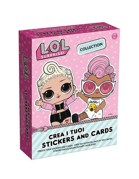 Set LOL Surprise - Papusa de carton,L73788