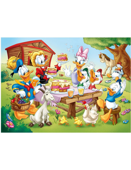 Puzzle de colorat - Familia Donald Duck (35 piese),L48199