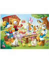 Puzzle de colorat - Familia Donald Duck (35 piese),L48199
