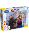 Puzzle de colorat - Frozen si prietenii (108 piese),L49301
