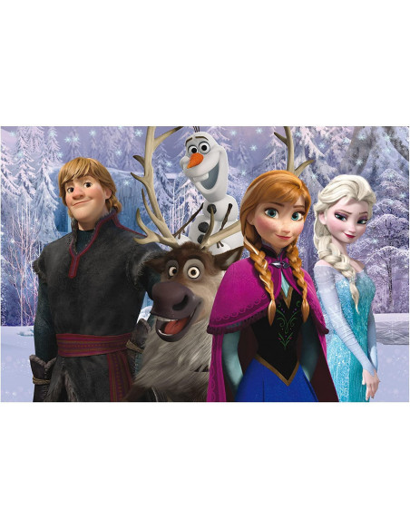 Puzzle de colorat - Frozen si prietenii (108 piese),L49301