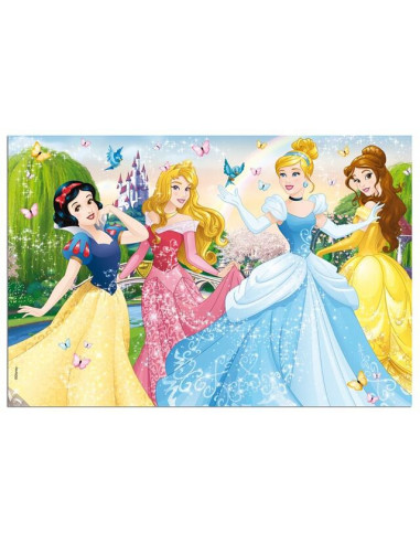 Puzzle de colorat - Printese Disney (60 piese),L47901