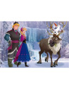 Puzzle de colorat - Regatul de gheata (60 piese),L49295