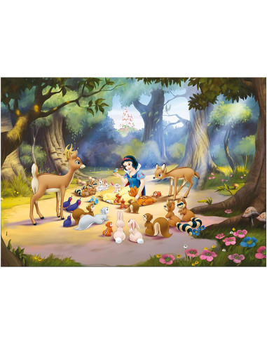 Puzzle de colorat maxi - Alba ca Zapada (60 piese),L46577