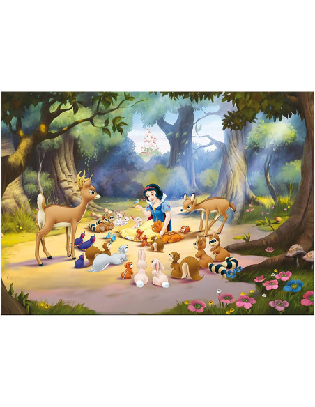 Puzzle de colorat maxi - Alba ca Zapada (60 piese),L46577