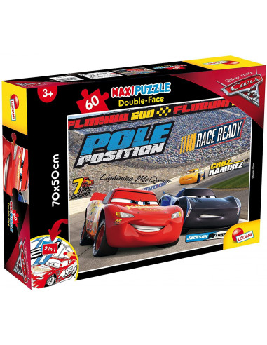 Puzzle de colorat maxi - Cars 3 (60 piese),L64007