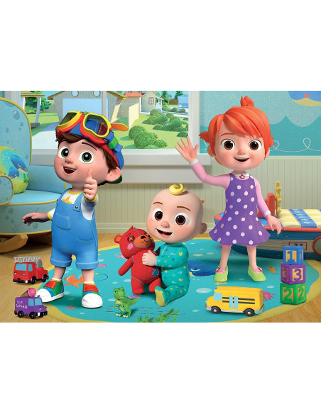 Puzzle de colorat maxi - Cocomelon si ursuletul (60