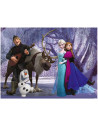 Puzzle de colorat maxi - Elsa si prietenii (60 piese),L46874